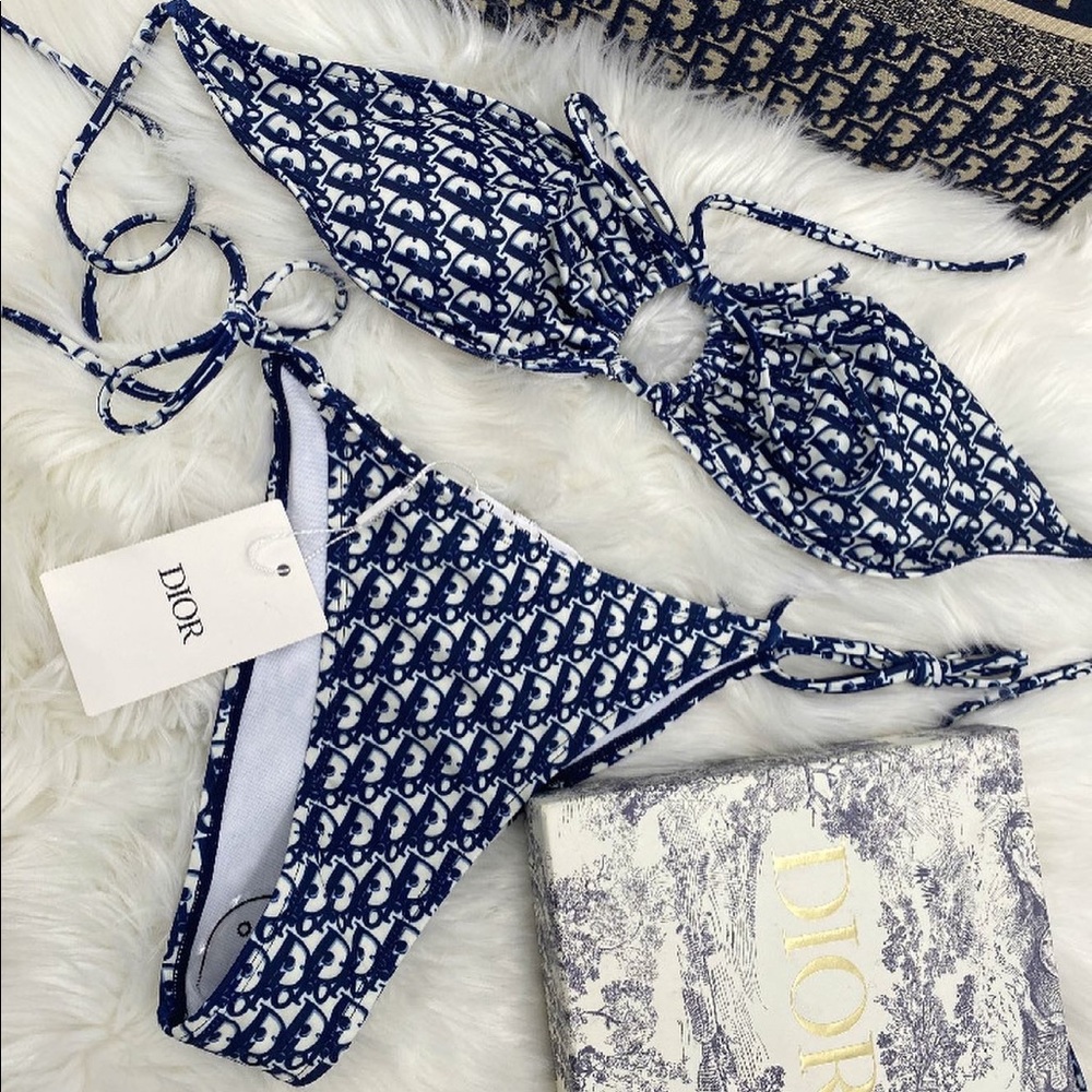 Dior print bikini